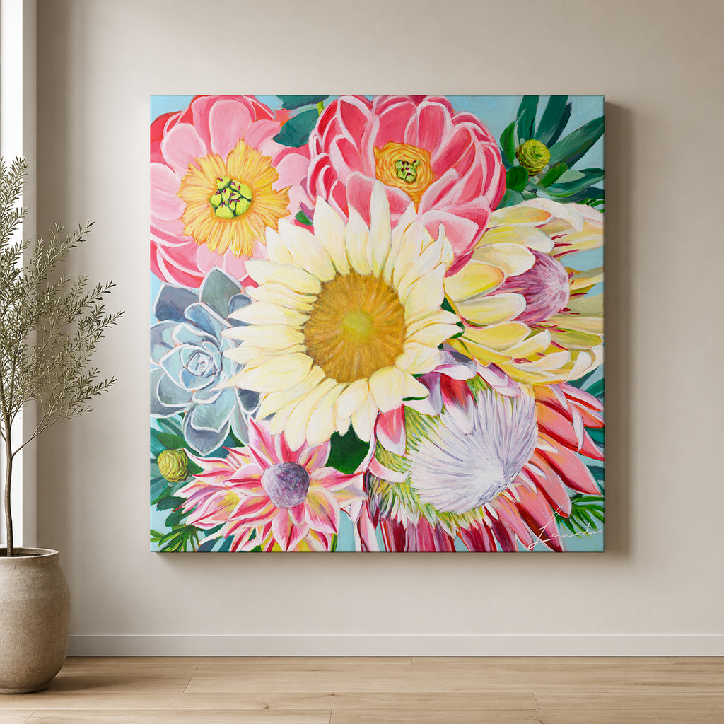 Sunshine Blooms Canvas Print